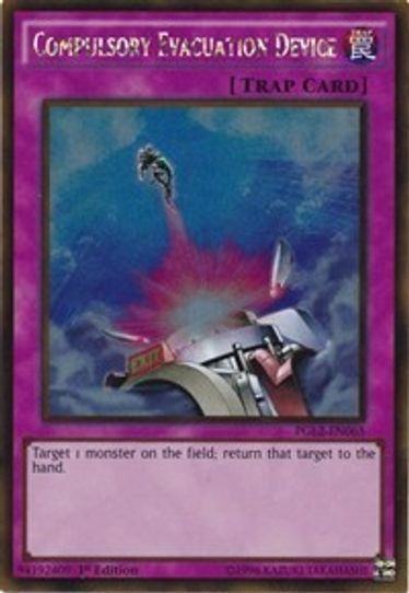 Compulsory Evacuation Device (PGL2-EN065) [Premium Gold: Return of the Bling]