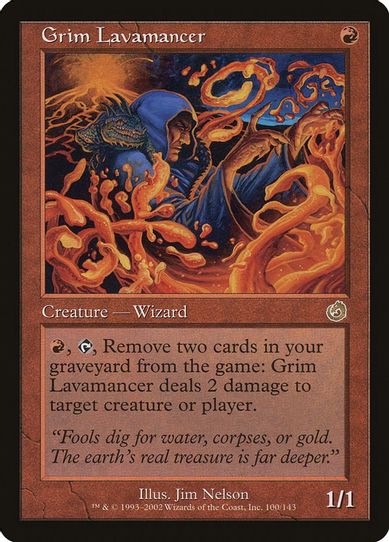 Grim Lavamancer (100) [Torment]