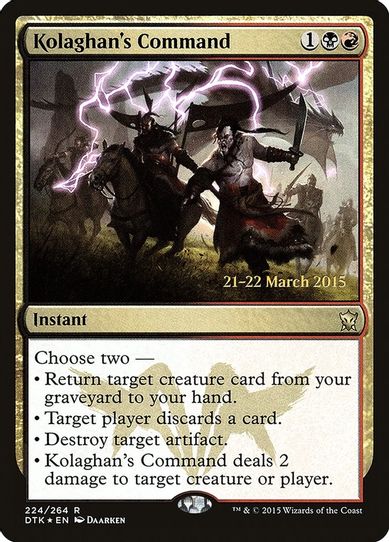 Kolaghan's Command (224) [Prerelease Cards]