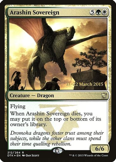 Arashin Sovereign (212) [Prerelease Cards]
