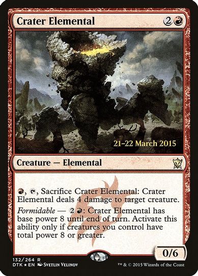 Crater Elemental (132) [Prerelease Cards]