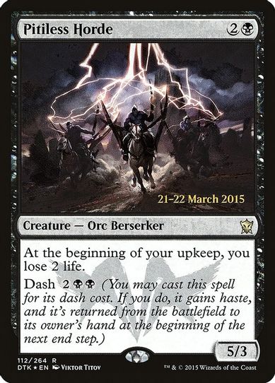 Pitiless Horde (112) [Prerelease Cards]