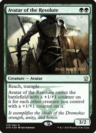 Avatar of the Resolute (175) [Prerelease Cards]