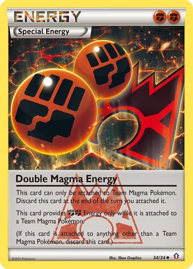Double Magma Energy (34/34) [XY: Double Crisis]