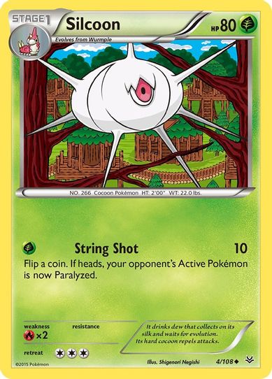 Silcoon (4/108) [XY : Roaring Skies]