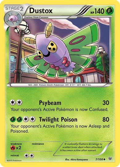 Dustox (7/108) [XY : Roaring Skies]