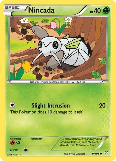 Nincada (9/108) [XY : Roaring Skies]