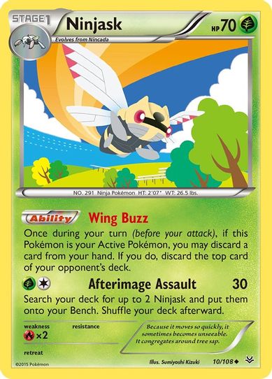 Ninjask (10/108) [XY : Roaring Skies]