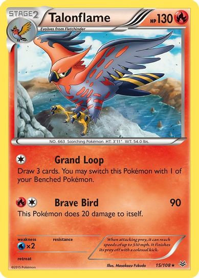 Talonflame (15/108) [XY : Roaring Skies]