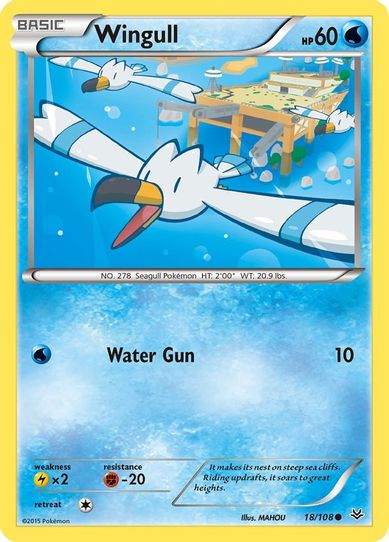 Wingull (18/108) [XY : Roaring Skies]