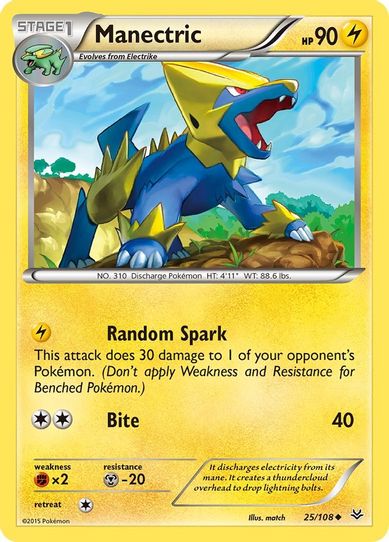 Manectric (25/108) [XY : Roaring Skies]