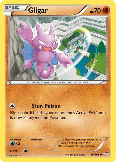 Gligar (36/108) [XY : Roaring Skies]
