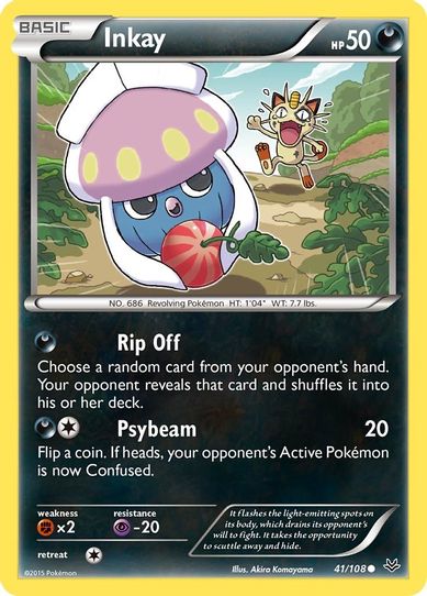 Inkay (41/108) [XY : Roaring Skies]