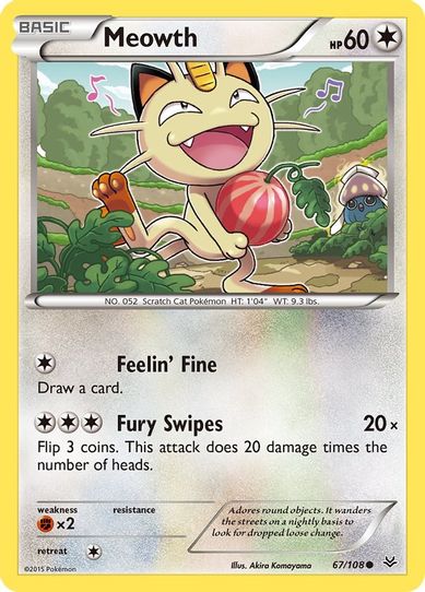 Meowth (67/108) [XY : Roaring Skies]