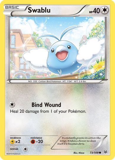 Swablu (73/108) [XY : Roaring Skies]