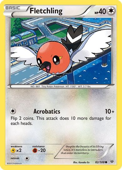 Fletchling (82/108) [XY : Roaring Skies]