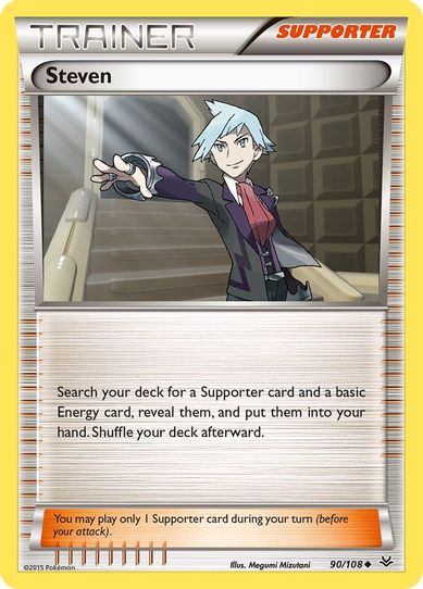 Steven (90/108) [XY : Roaring Skies]