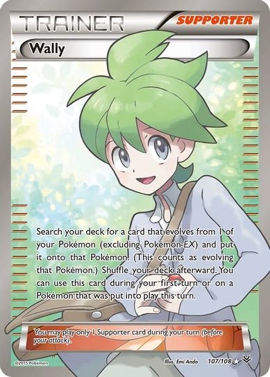 Wally ( Full Art) (107/108) [XY : Roaring Skies]