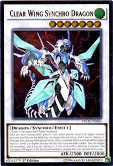 Clear Wing Synchro Dragon (UTR) (CROS-EN046) [Crossed Souls]