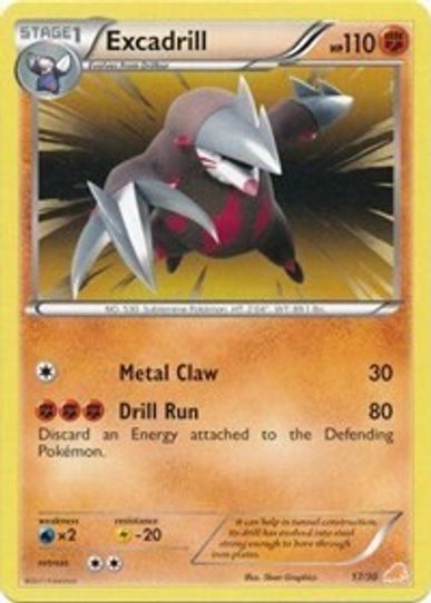 Excadrill  Non Holo) (17/30) [BW Trainer Kit: Excadrill & Zoroark]