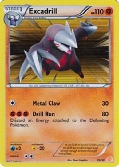 Excadrill  Holo) (30/30) [BW Trainer Kit: Excadrill & Zoroark]
