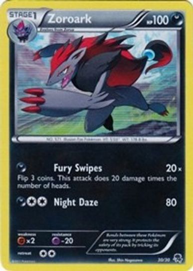 Zoroark  Non Holo) (17/30) [BW Trainer Kit: Excadrill & Zoroark]