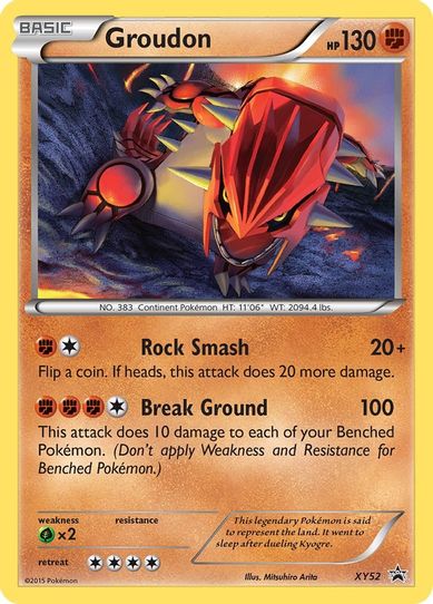 Groudon XY52 [XY Promos]