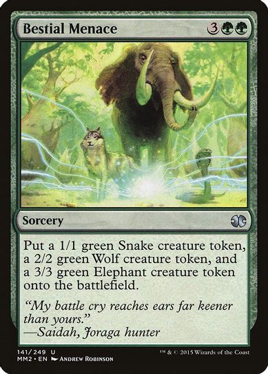 Bestial Menace (141) [Modern Masters 2015]