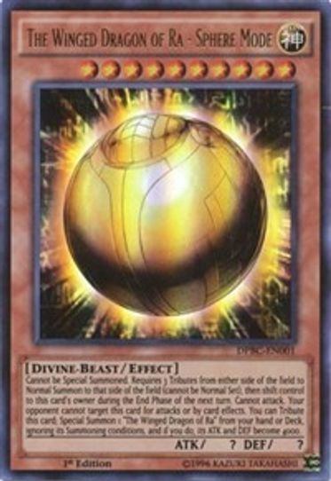 The Winged Dragon of Ra - Sphere Mode (DPBC-EN001) [Duelist Pack: Battle City]