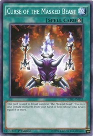 Curse of the Masked Beast (DPBC-EN032) [Duelist Pack: Battle City]