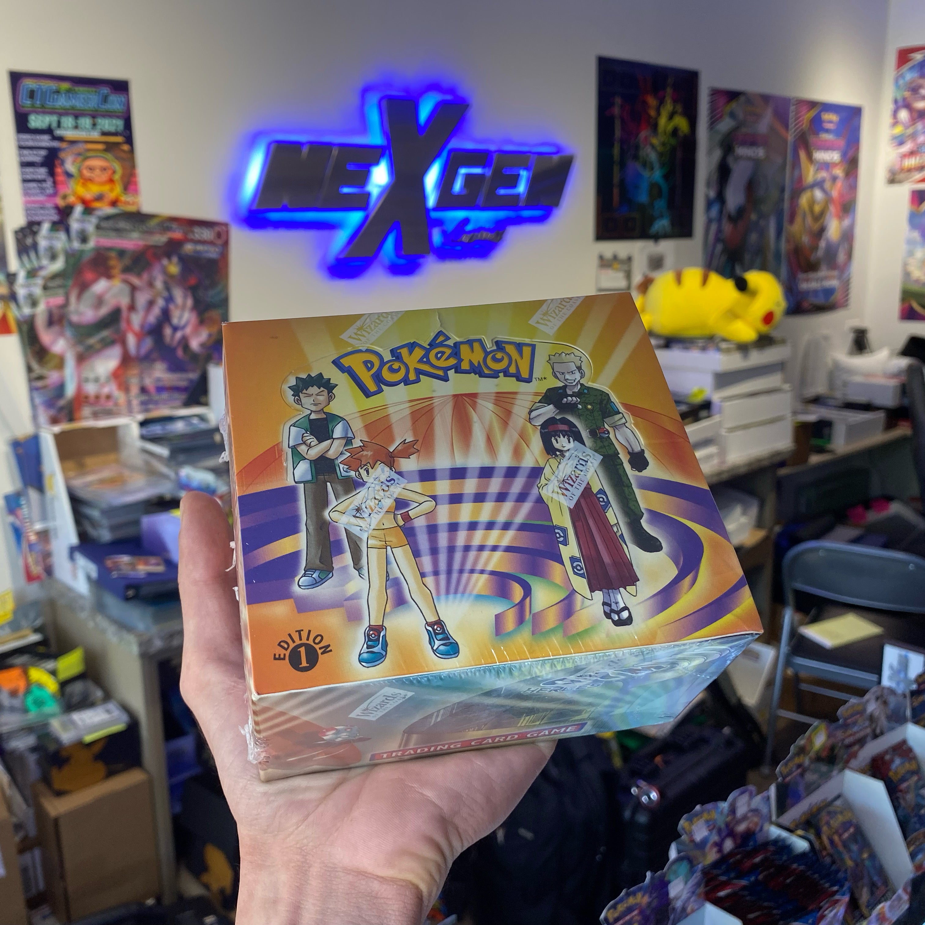 WhatNot - LIVE STREAM SEALED BOX BREAK SPOT! 1st Edition WOTC Gym Heroes Booster Pack - Wednesday November 10th @ 9:00 PM EST!