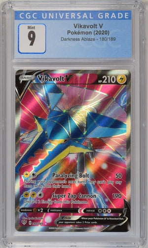 CGC (9) Vikavolt V #180/189 - Darkness Ablaze (#3760300034) Pokemon Plug CGC (9) Vikavolt V #180/189 - Darkness Ablaze (#3760300034) Pokemon Plug