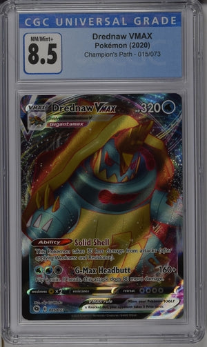 pokemon cards drednaw CGC (8.5) Drednaw VMAX #015/073
