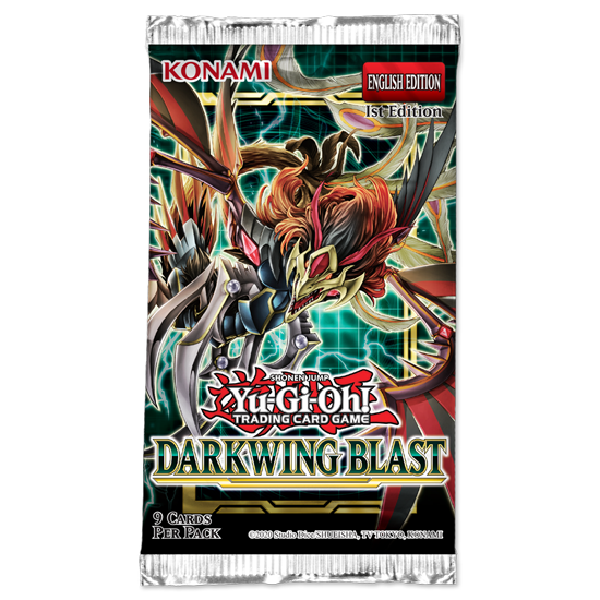 YuGiOh! Dark Wing Blast Booster Packs & Boxes