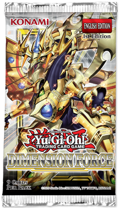 YuGiOh! Dimension Force Booster Packs & Boxes