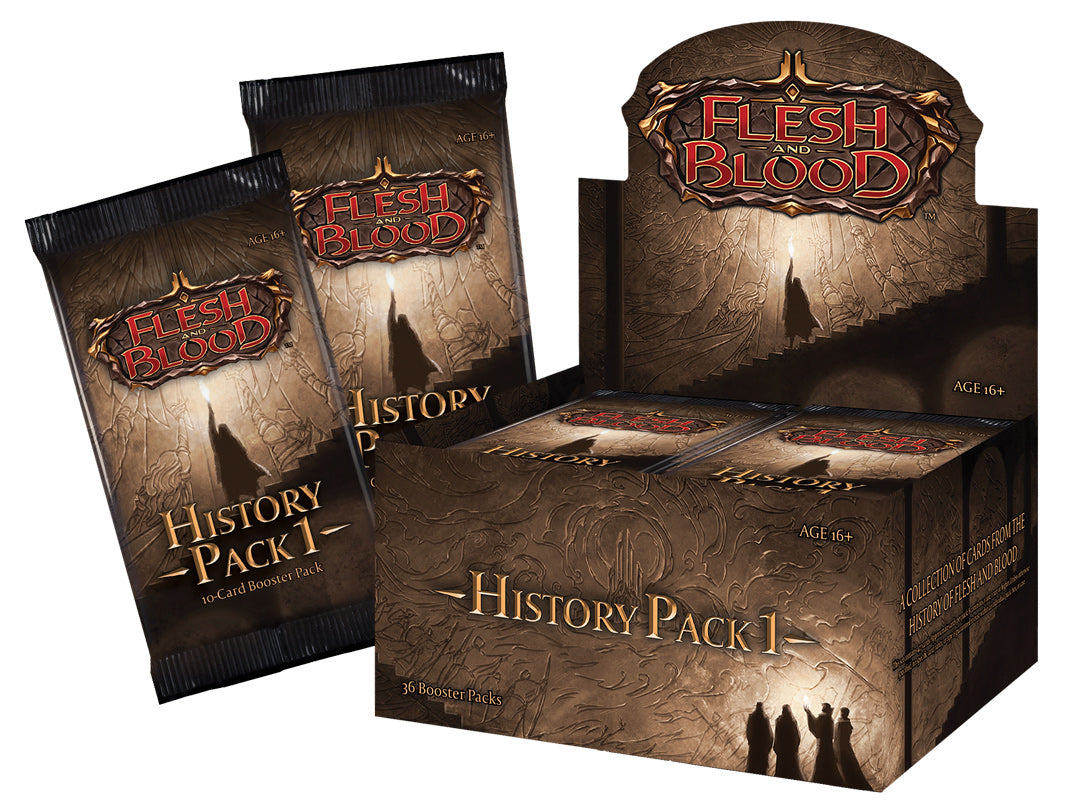 Flesh & Blood TCG: History Pack 1 Booster Packs & Boxes