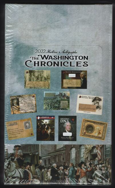 2022 Historic Autographs The Washington Chronicles Hobby Box