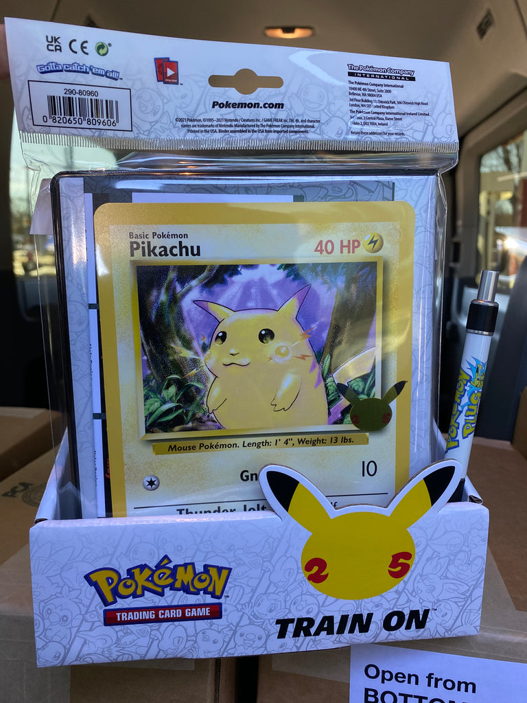 Anyone know about this E3 stamp on Pikachu? : r/PokemonTCG