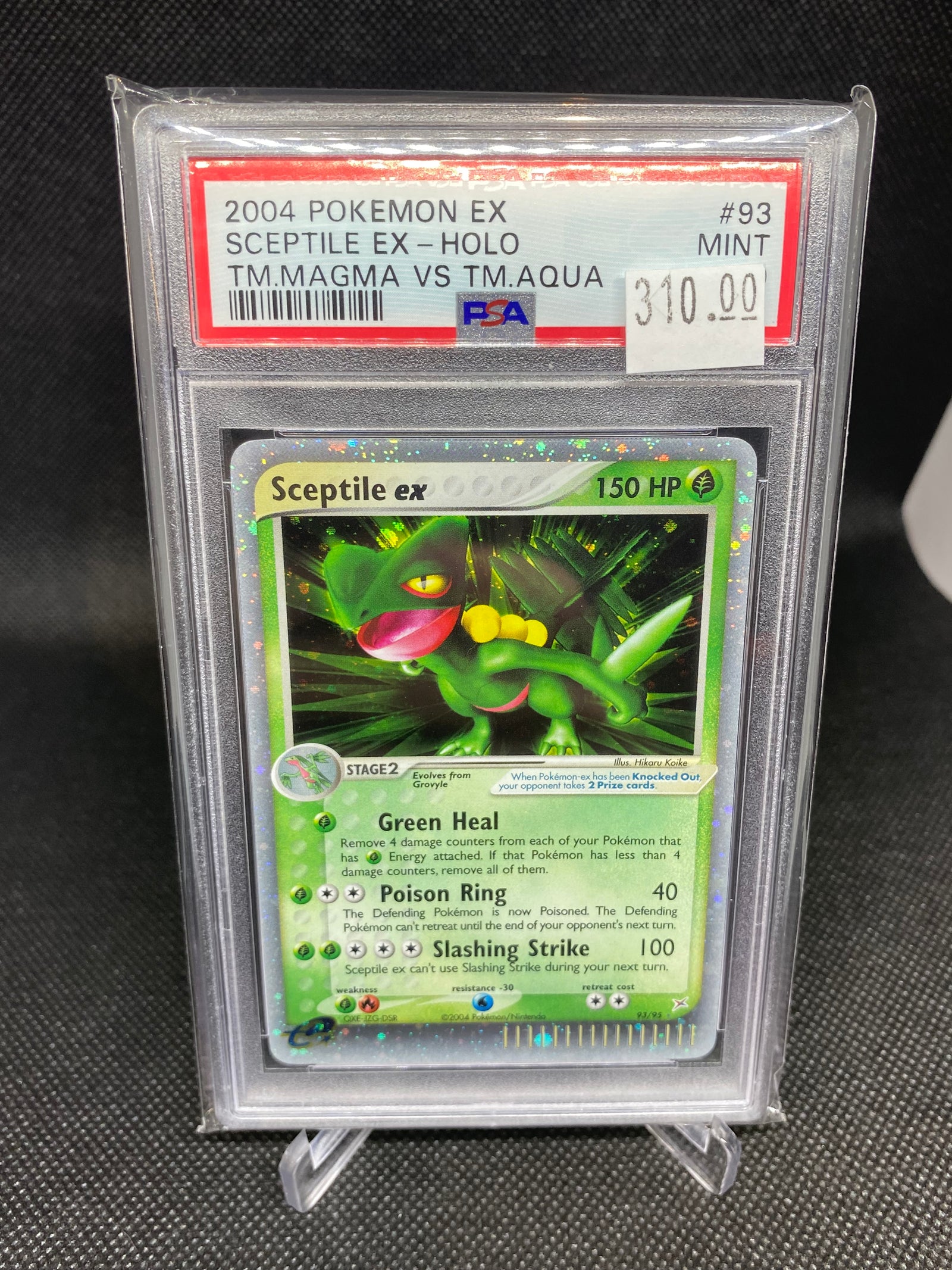 PSA 9 MINT Sceptile ex 93/95 - Team Magma Vs. Team Aqua 2004