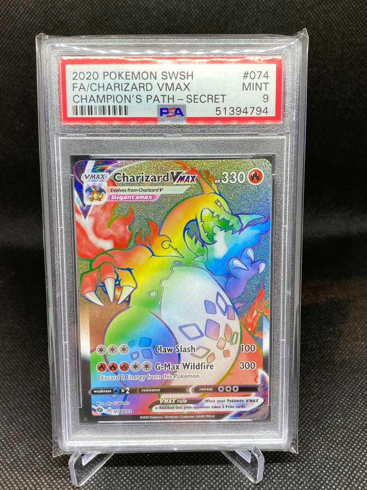 PSA 9 MINT Charizard VMAX 74/73 - Champion's Path 2020