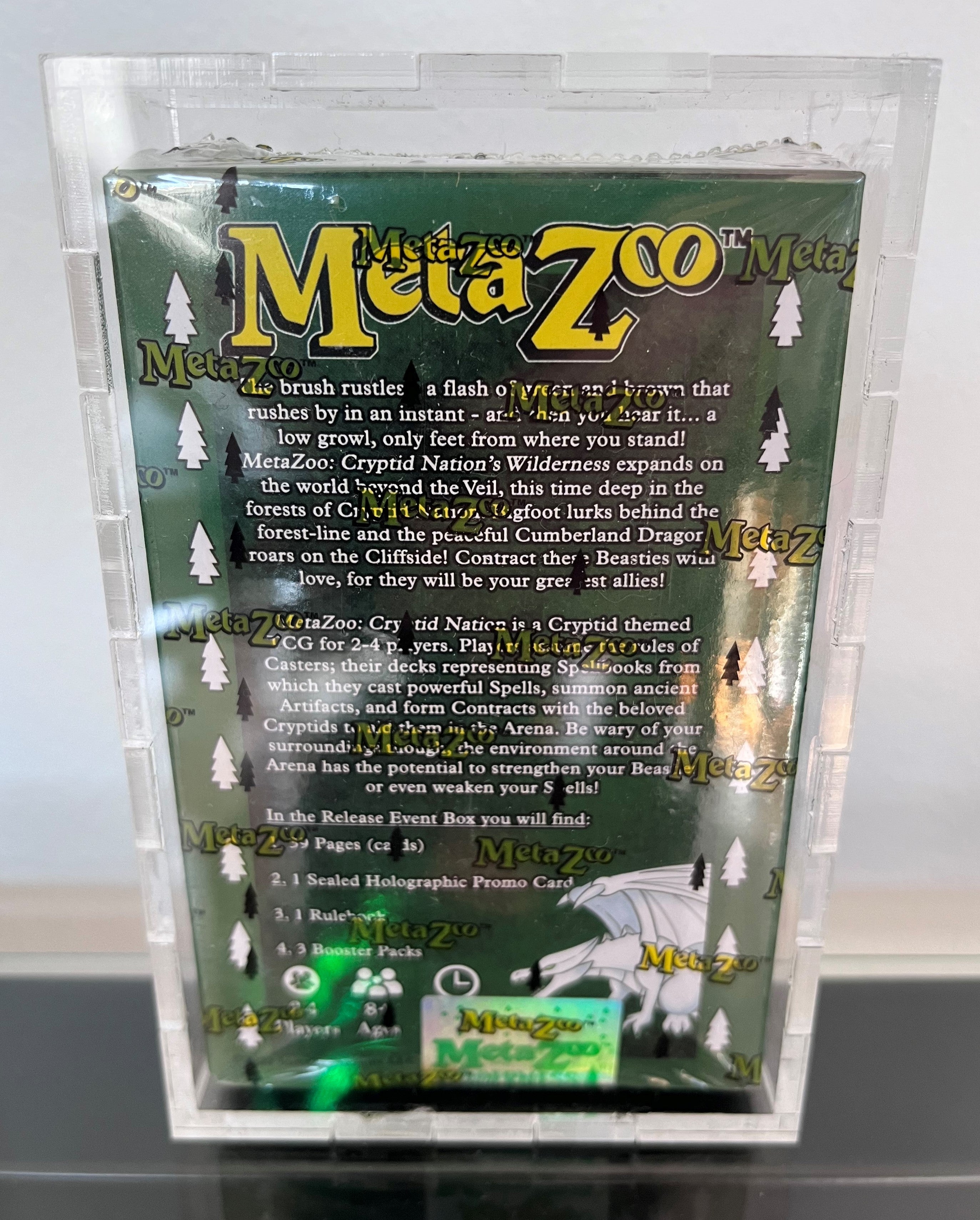 MetaZoo 1st Edition Wilderness Booster shops Box w/ Acrylic Case