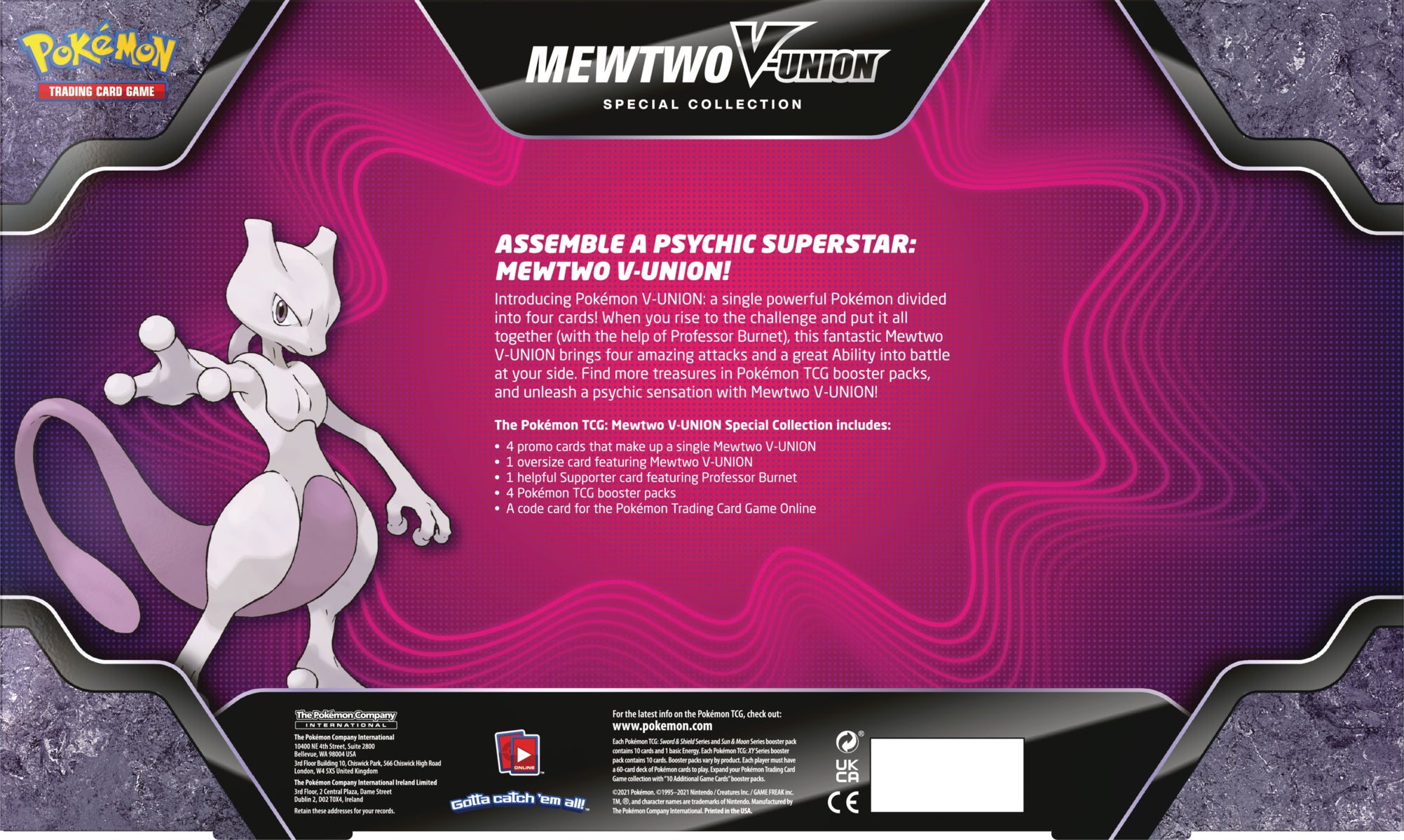 Mewtwo Box Set V-Union Box Sets (Mewtwo, Greninja & Zacian) – Pokemon Plug