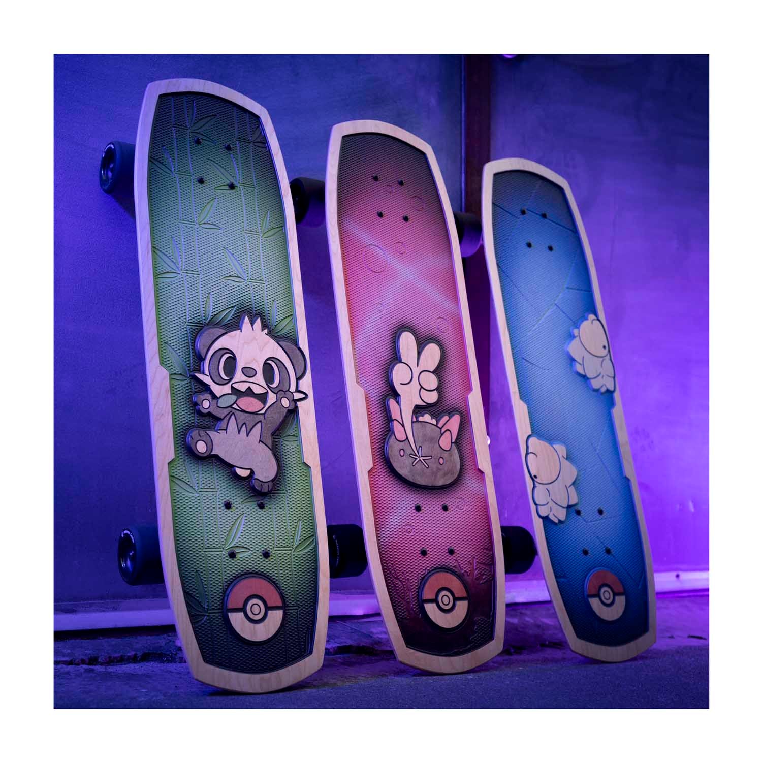 Pokémon Center x Bear Walker: Pancham Skateboard