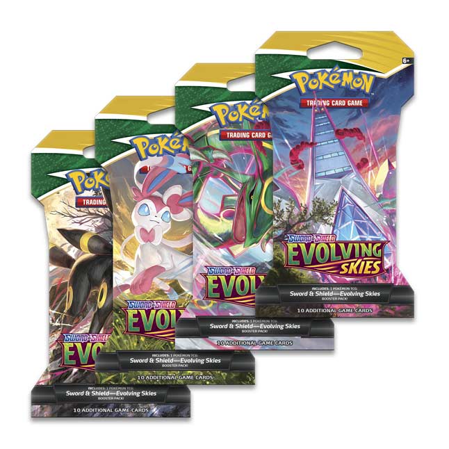 Evolving Skies Sleeved Booster Packs