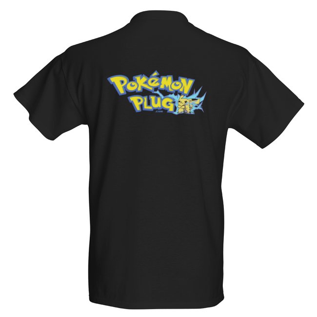 Pokémon Plug Short Sleeve T-Shirt - Black