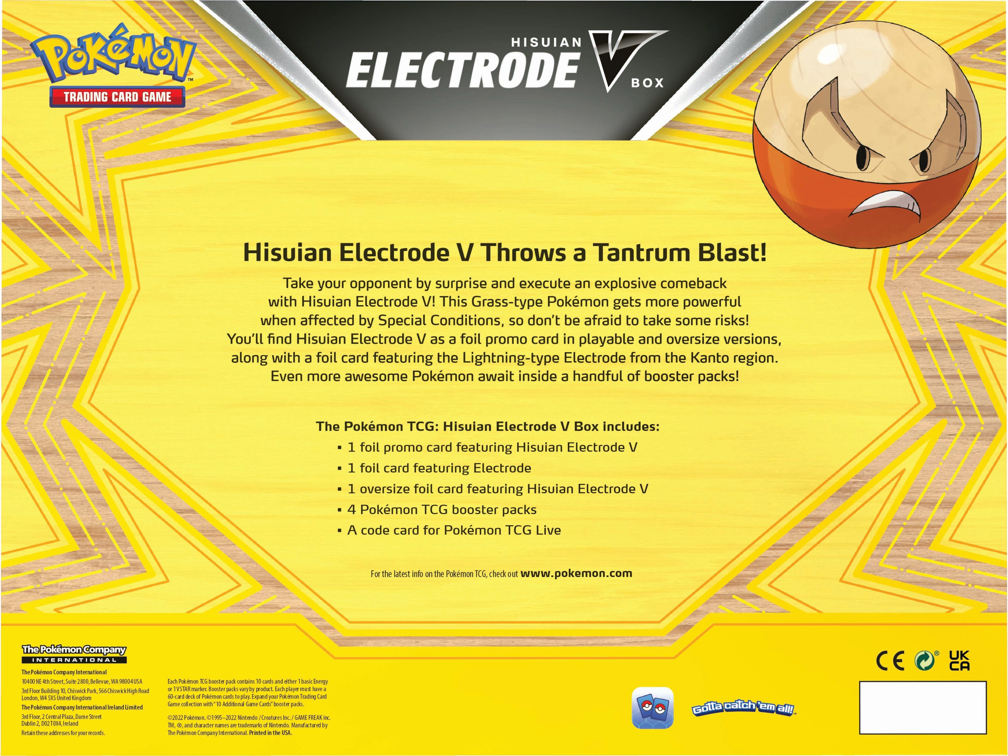 Hisuian Electrode V Box