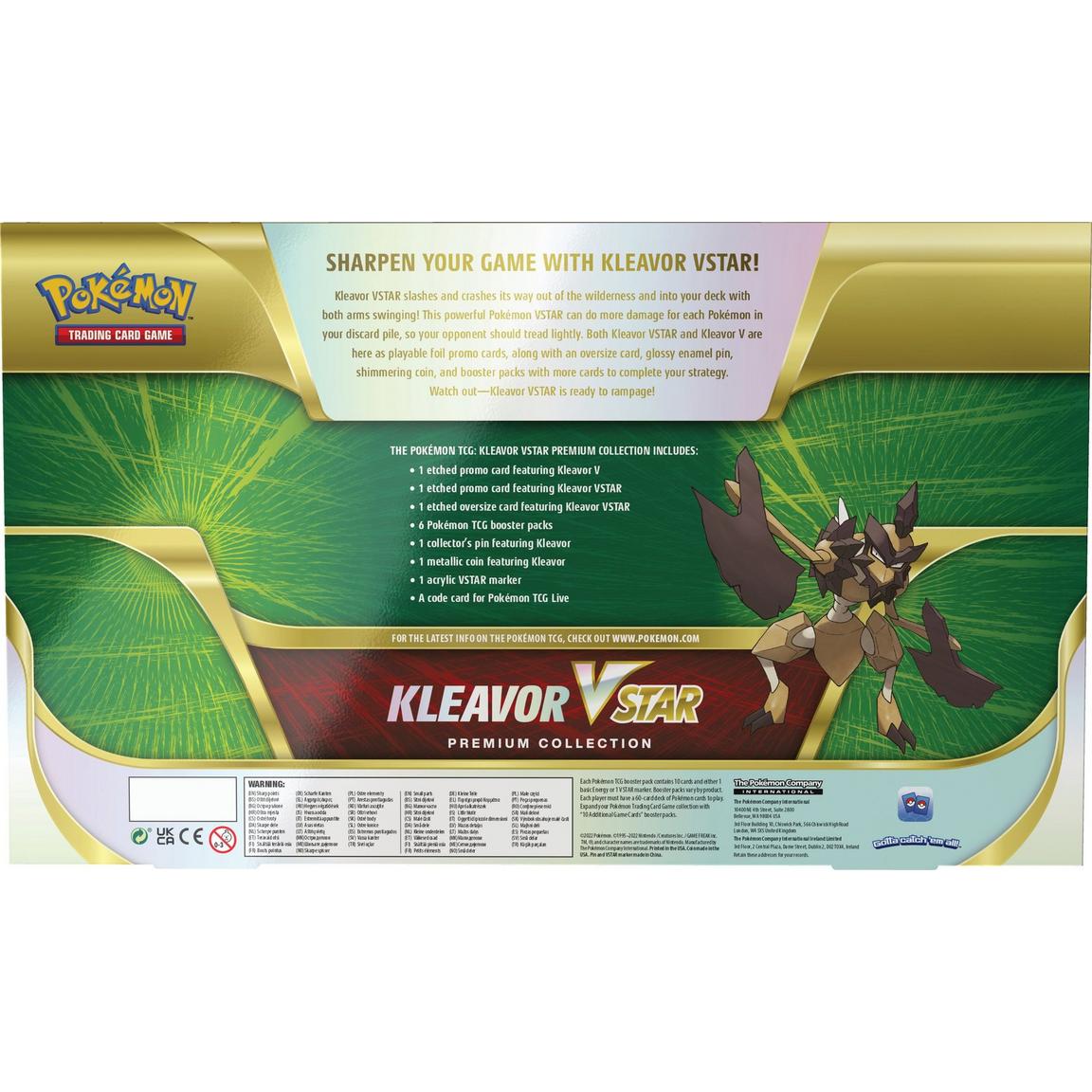 Pokémon TCG: Kleavor VSTAR Premium Collection Box
