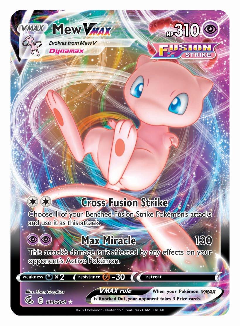 Pokémon TCG: Mew VMAX League Battle Deck