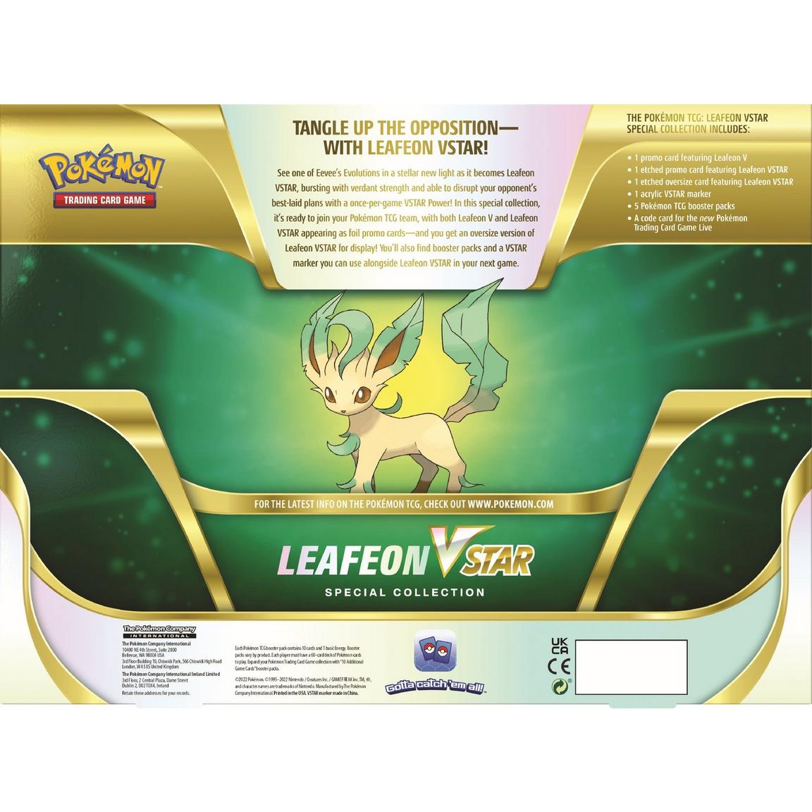 Pokemon VSTAR Special Collection Box (Leafeon V-Star & Glaceon V-Star) - Brilliant Stars