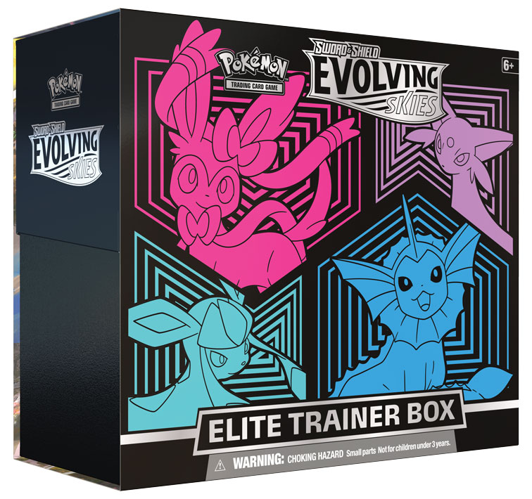 Evolving Skies Elite Trainer Boxes & Cases
